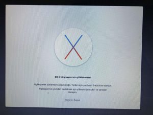 OS X Bilgisayarınıza Yüklenemedi